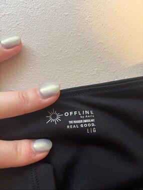 Offline by Aerie Black Hugger Bodysuit